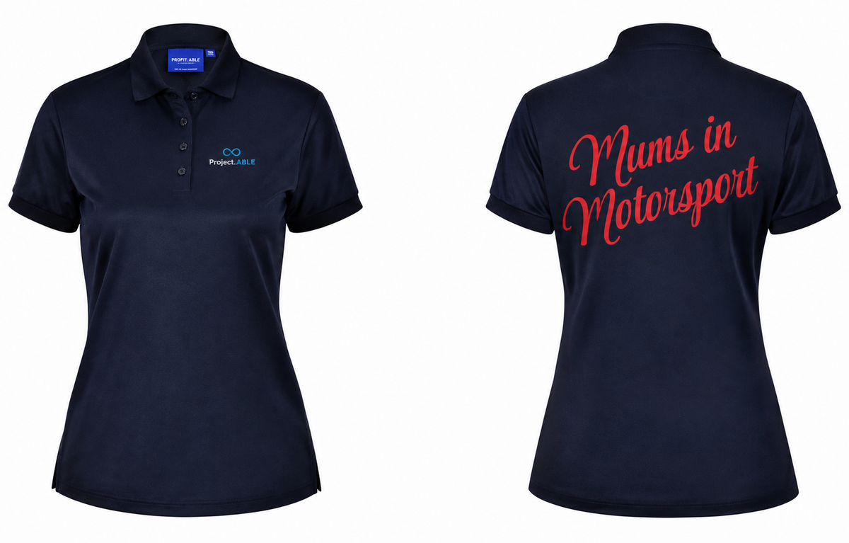 Polo shirt Project.ABLE “Mums in Motorsport”